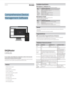 AUTONICS DAQMASTER CATALOG DAQMASTER: COMPREHENSIVE DEVICE MANAGEMENT SOFTWARE